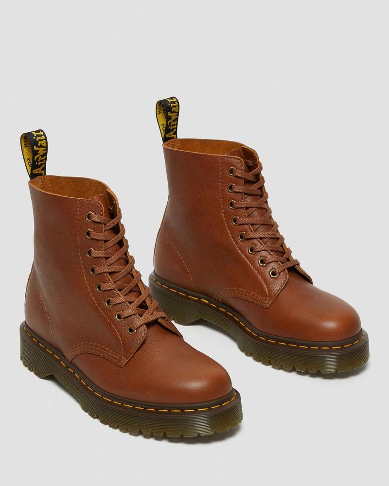 Dr Martens 1460 Pascal Bex Leren Veterlaarzen Heren Bruin | NL 286DFM